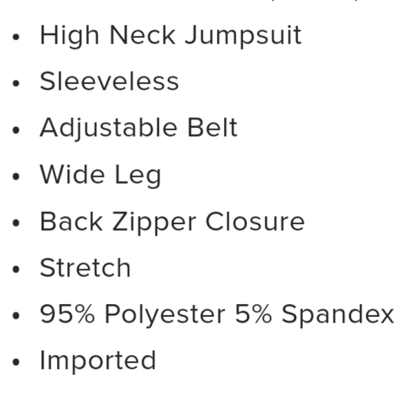 Fashion nova belted jumpsuit m - Picture 7 of 7